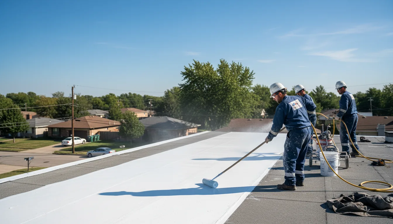 Commercial roof coating in Groveland, NY near me